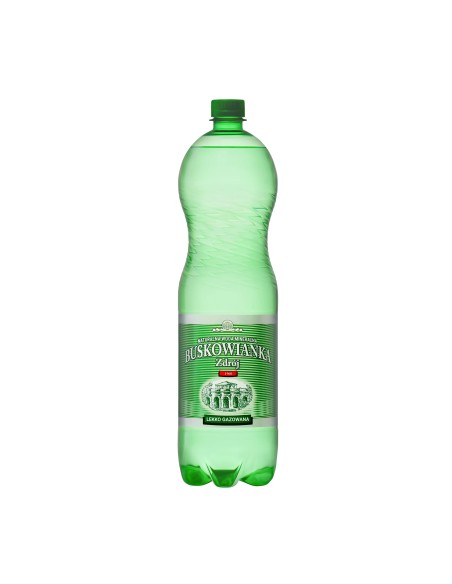 Woda lekko gazowana Buskowianka 1,5L PALETA - kupwode.pl