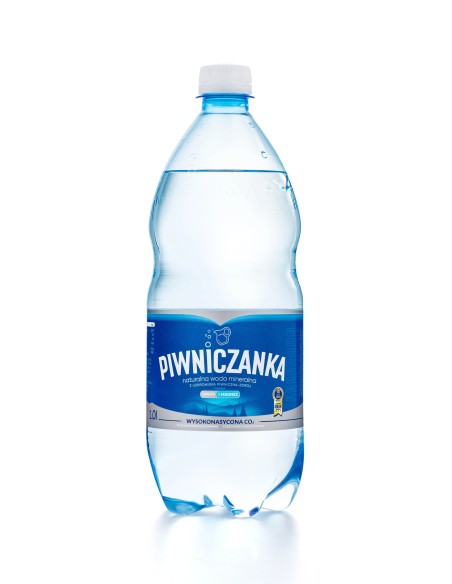 Woda gazowana Piwniczanka 1L PALETA - kupwode.pl