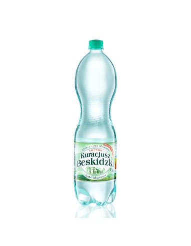 Woda gazowana Kuracjusz Beskidzki 1,5L PALETA 504 szt - kupwode.pl