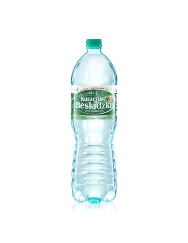 Woda lekko gazowana Kuracjusz Beskidzki 1,5L PALETA 504 szt - kupwode.pl