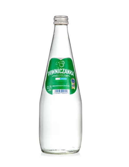 Woda lekko gazowana Piwniczanka 0,7L ZGRZEWKA szkło bezzwrotne - kupwode.pl