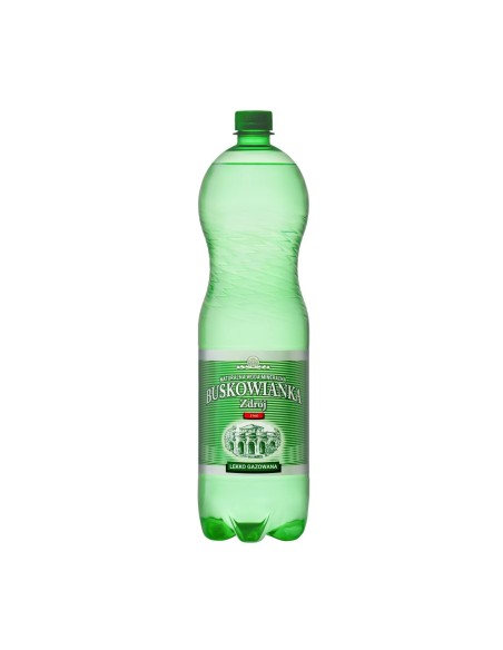 Woda lekko gazowana Buskowianka 1,5L ZGRZEWKA - kupwode.pl