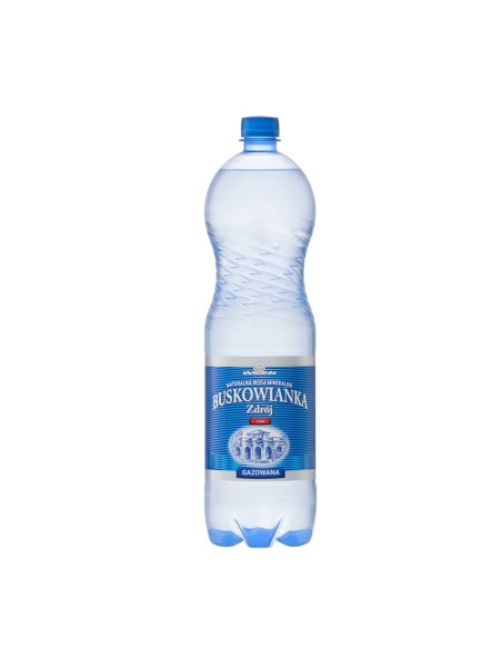 Woda gazowana Buskowianka 1,5L ZGRZEWKA - kupwode.pl