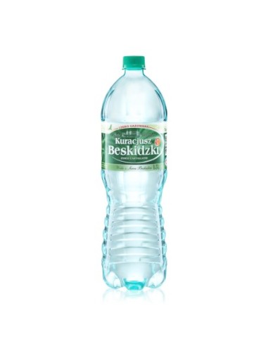 Woda lekko gazowana Kuracjusz Beskidzki 1,5L ZGRZEWKA - kupwode.pl