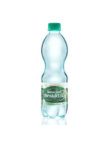 Woda lekko gazowana Kuracjusz Beskidzki 0,5L ZGRZEWKA  - kupwode.pl