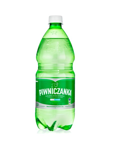 Woda lekko gazowana Piwniczanka 1L PALETA - kupwode.pl
